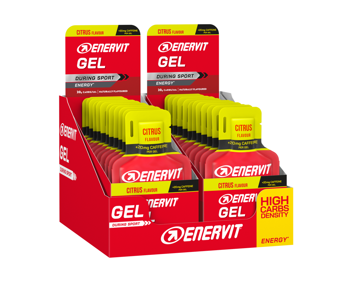 ENERVIT Gel s kofeinem – citrus