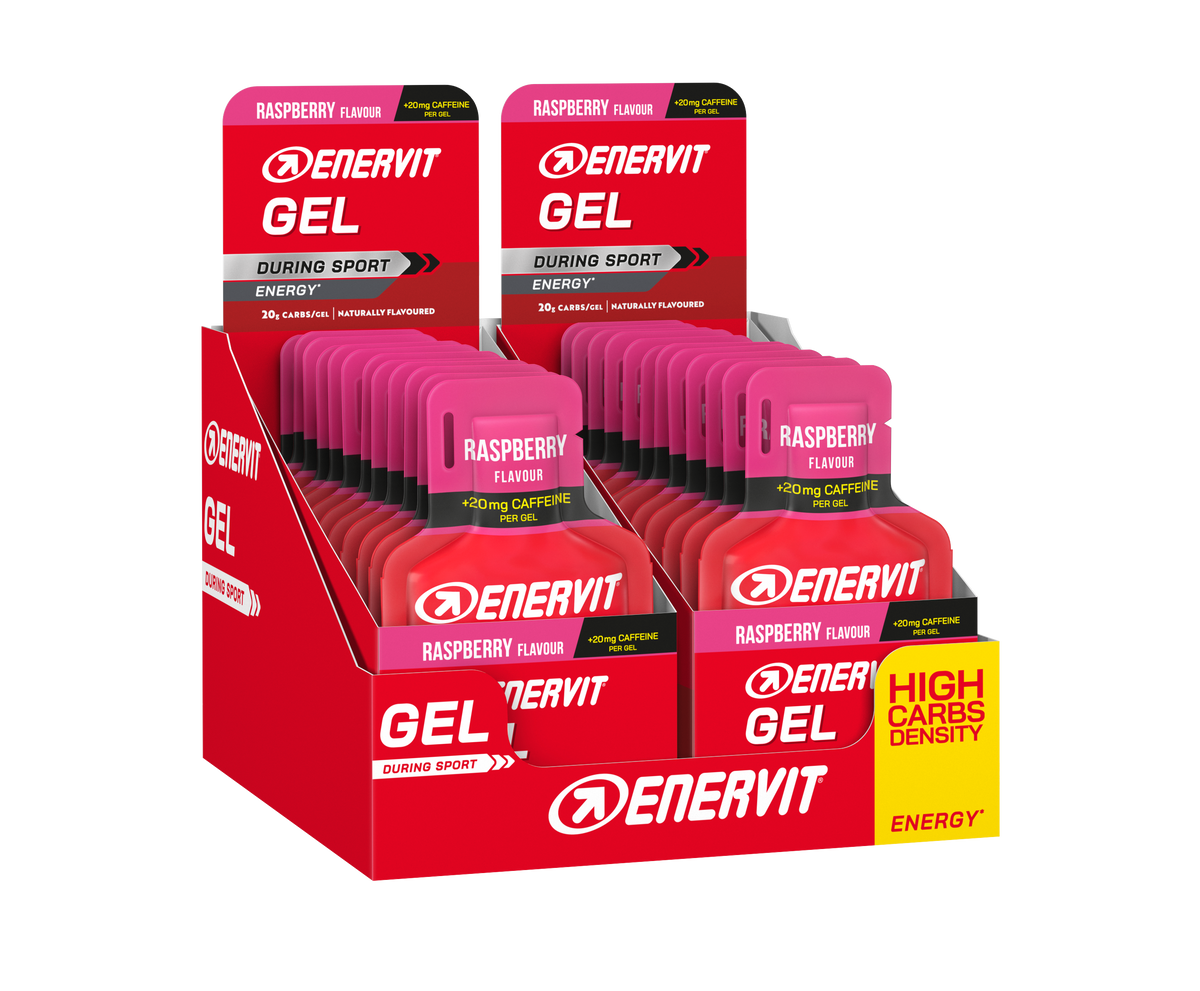ENERVIT Gel s kofeinem – malina
