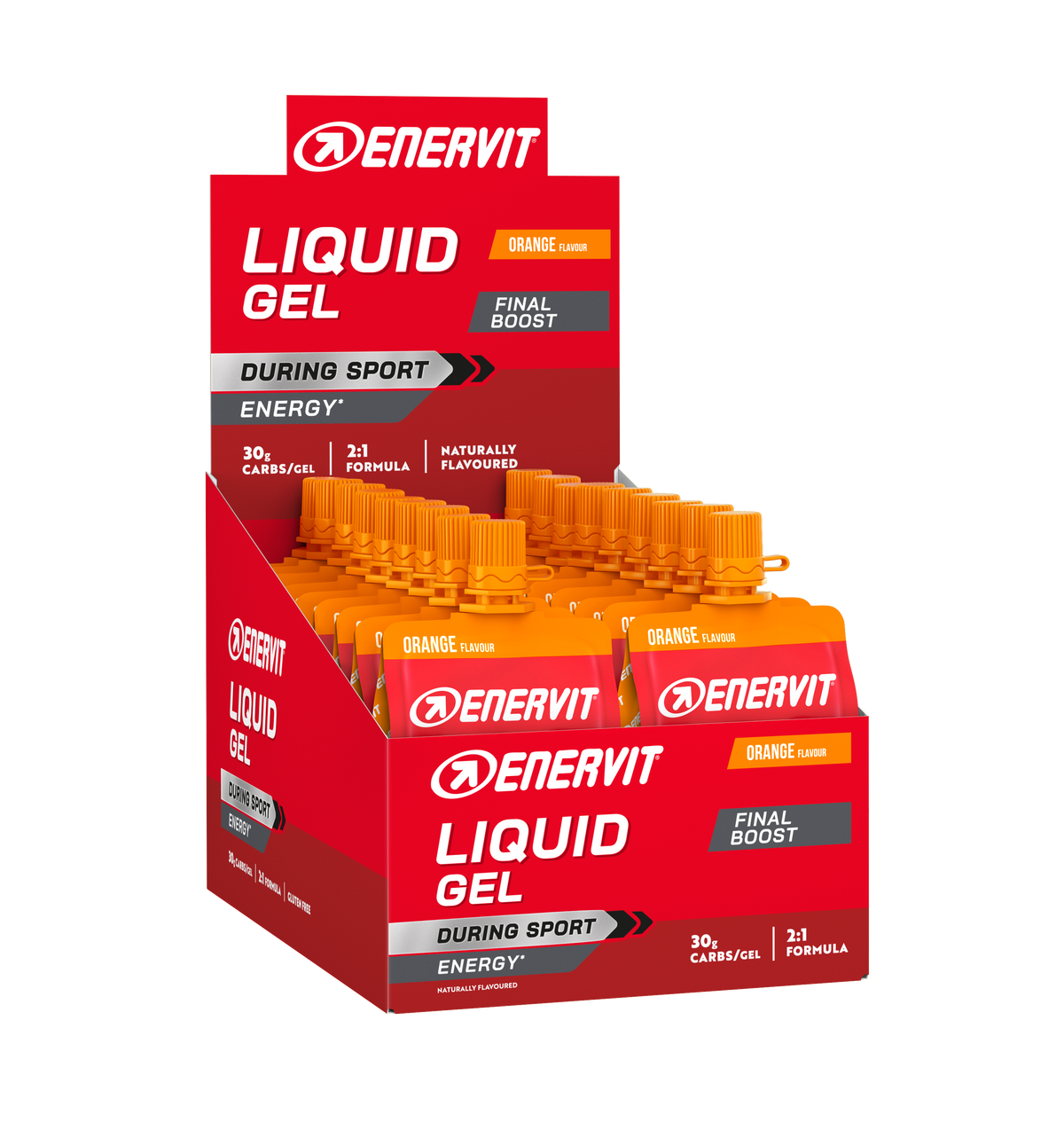 ENERVIT Liquid Gel – pomeranč