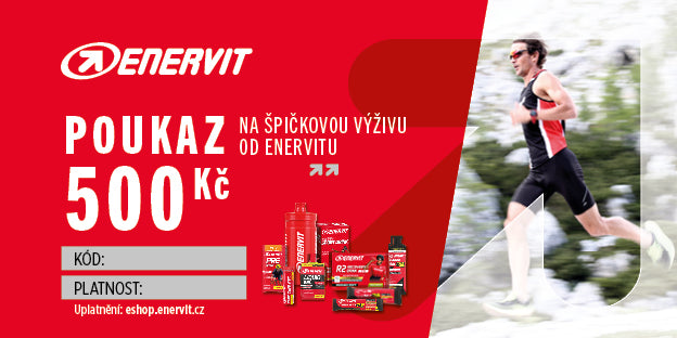 Dárkový poukaz Enervit 500 Kč – Běh