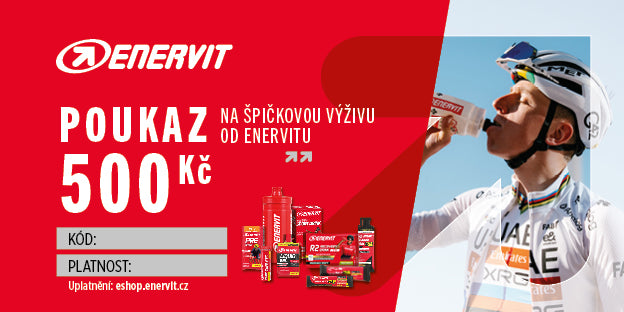 Dárkový poukaz Enervit 500 Kč – Cyklistika