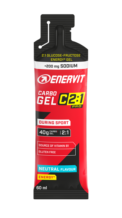 ENERVIT Carbo Gel C2:1 – Se sodíkem – neutrální příchuť