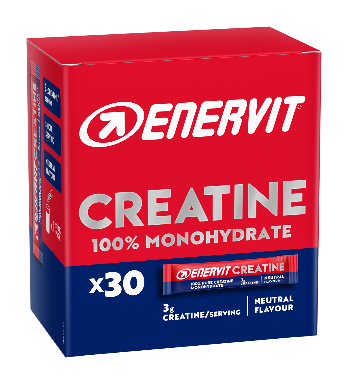 ENERVIT Creatine v sáčcích – krabička 30 × 3,4 g