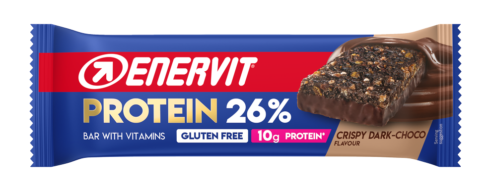 ENERVIT Protein Bar 26% – Tmavá čokoláda 40 g