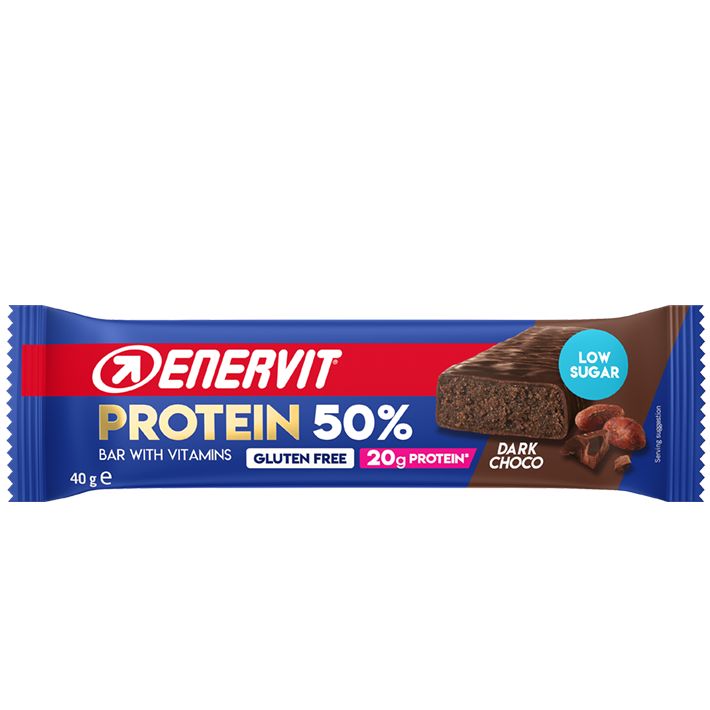 ENERVIT Protein Bar 50% – Tmavá čokoláda
