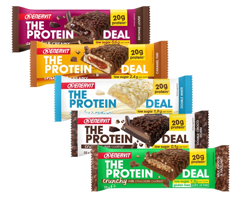 ENERVIT Protein Deal – Mix příchutí (5 ks)