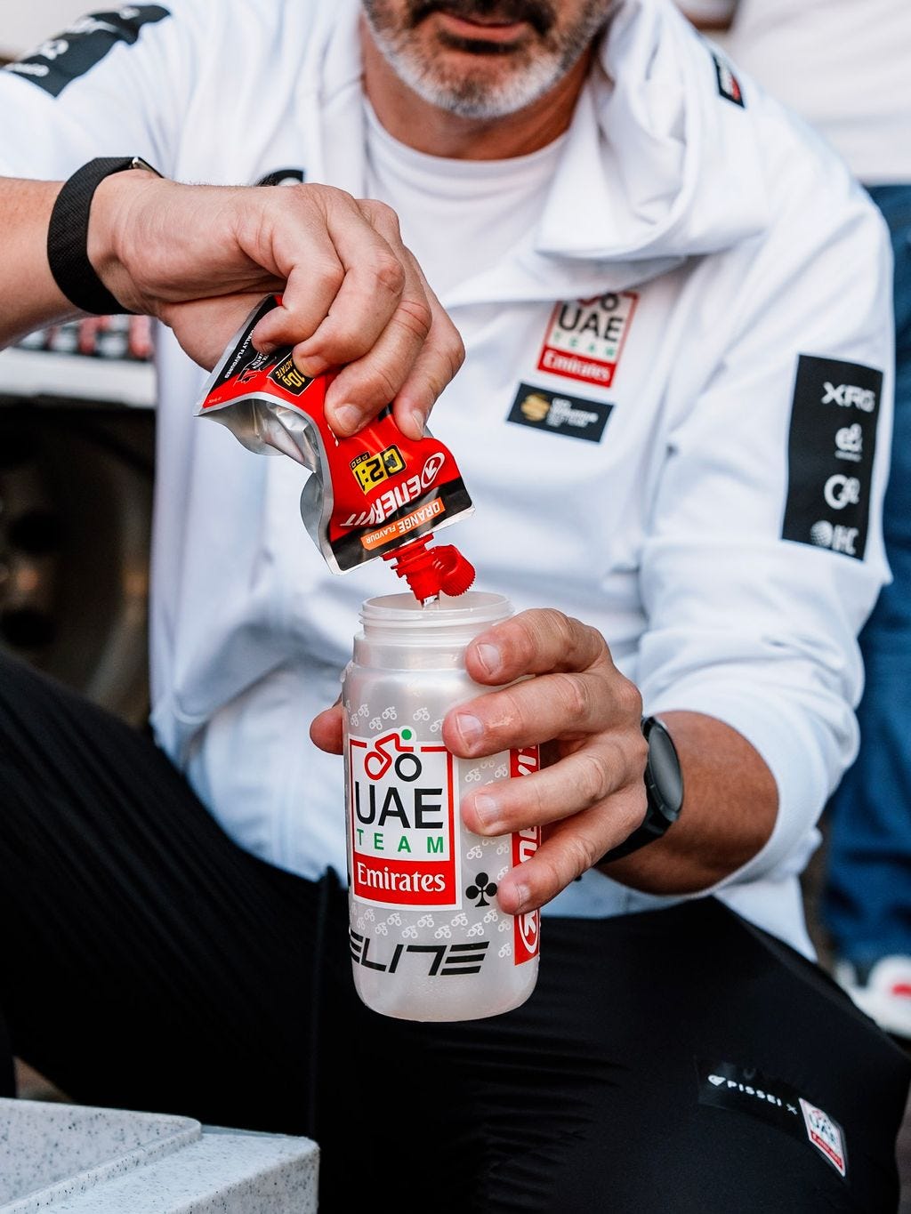 Lactate Gel Mix se ředí do lahve s 500–750 ml vody