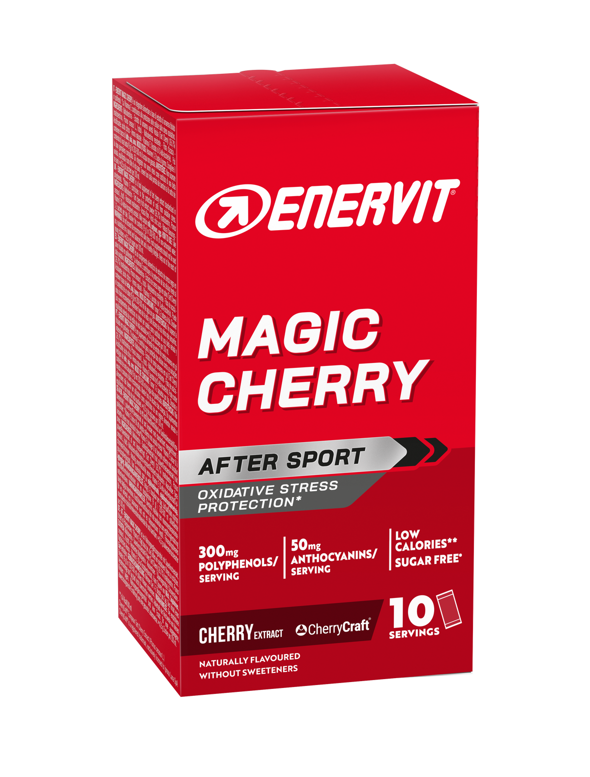 ENERVIT Magic Cherry – Krabička 10× 9 g