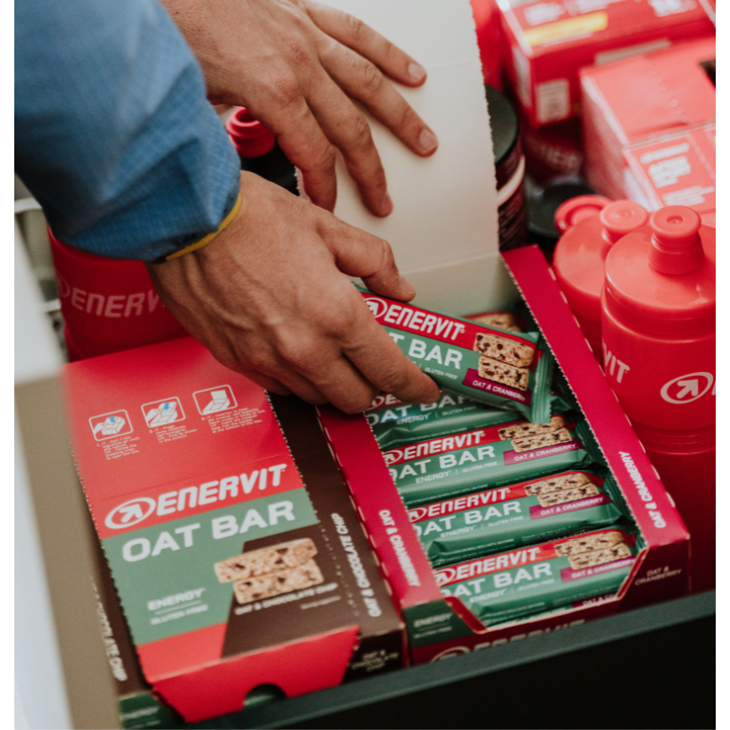 ENERVIT Oat Bar brusinka detail